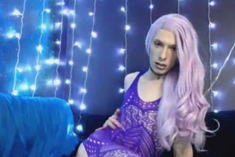 blond lady-man Enjoys Playing Her penis And wazoo
