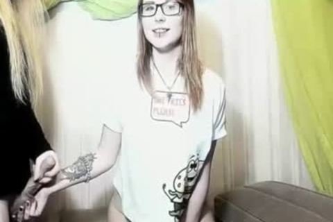 delicious Russian tgirls anal-copulation oral stimulation-job web camera