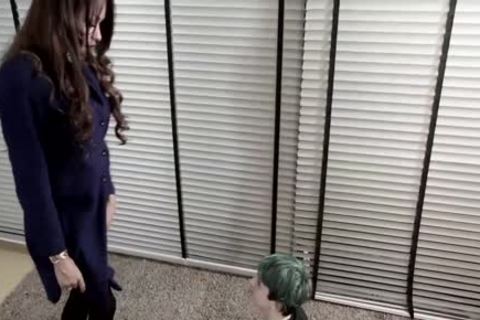 Feet Rubbed ladyboy drills