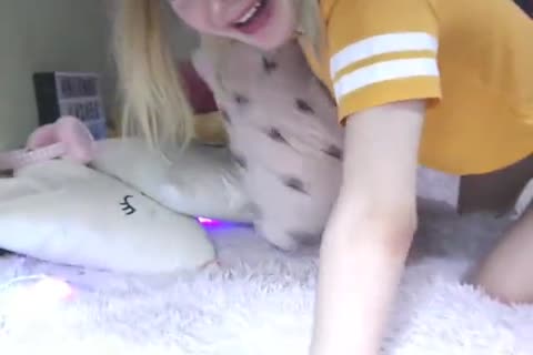 horny blond Sissy dildo Deepthroat