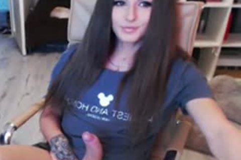 Russian Beauty Strokes Her big wang