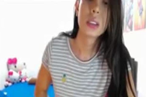 latin chick tranny Large knob