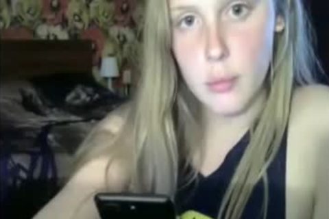 blond teen Russian tranny 10-Pounder Jerking