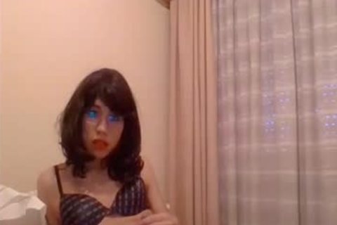 horny asian Ladyboy cock Play