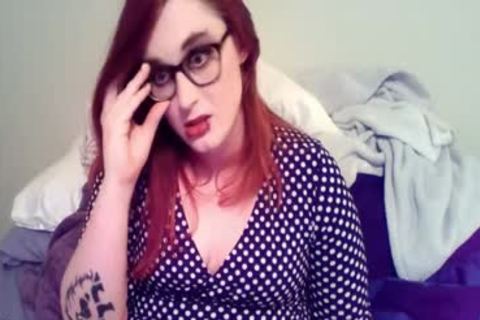 BBW Redhead teen ladyboy Masturbates knob