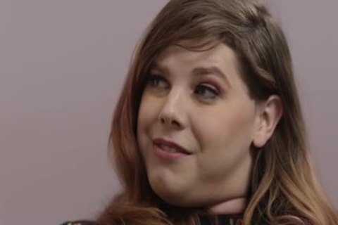 breasty TS Chelsea Poe Tastes Colbys powerful 10-Pounder