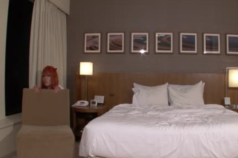 Round ass Blond lady-boy Britney Colucci Solo Masturbation
