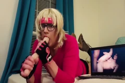 astonishing fake penis DEEPTHROAT SISSY concupiscent SISSY wazoo IN WINDOW