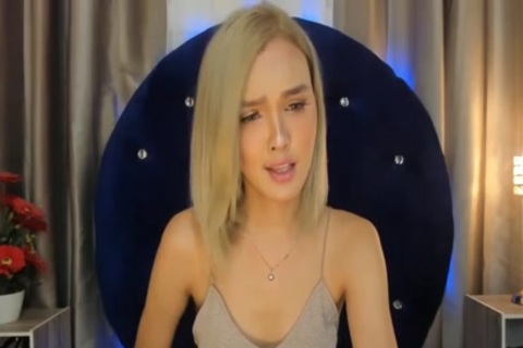delicious kinky TBabe Stroking On webcam Part 3