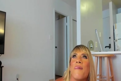 juicy large Shafted TBabe Hard Stroking On webcam Part 2