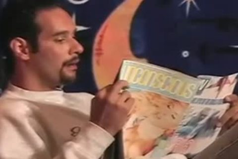 Vintage older shemale Eats monstrous cock