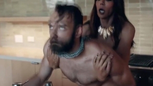 Hard slamming starring transsexual Sofia Sanders