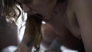 Tattooed legal age teenager receives moist bawdy cleft nailed By Her t-girl Stepmom