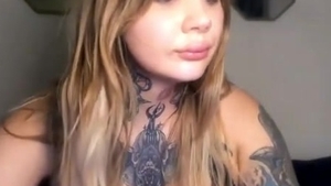 massive milk cans sheboy With Full Tattoos Wanks Hard On webcam