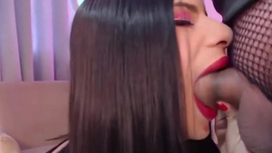juicy shemales oral pleasure-job On web camera