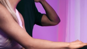 Trans Angels: Missionary Style with Huge Fake Titties