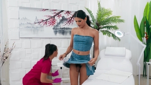 Trans Angels: Tall Trans Queen Plays with Big Natural Boobs