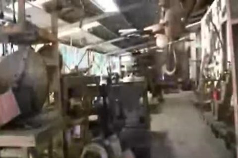 lady-man In Uniform doggy style banged