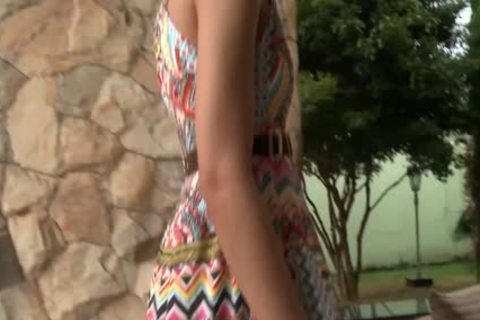 Skinny Latin ladyboy Getting wazoo nailed outdoors.